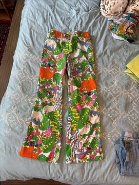 VINTAGE animal print pants